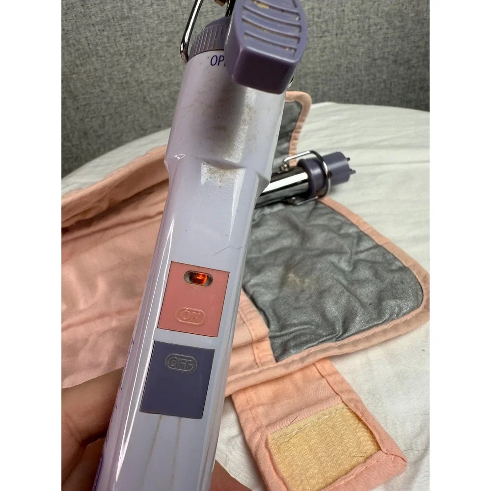 Vintage Vidal Sassoon VS-195 Quick-Change Curling‎ Iron Kit Auto Shut Off